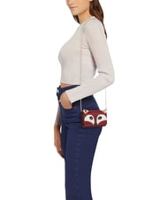 FURLA ALLEGRA FOX Mini-Umh&auml;ngetasche aus Kalbsleder KIRSCHT&Ouml;NE - Damentaschen - 4