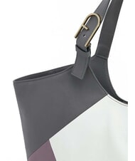 FURLA FLOW Bedruckte Umh&auml;ngetasche aus Leder Marshmallow+Aura+Erde - Damentaschen - 3