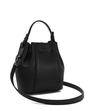 FURLA MIASTELLA Mini-Beuteltasche aus Kalbsleder Schwarz - Damentaschen - 3