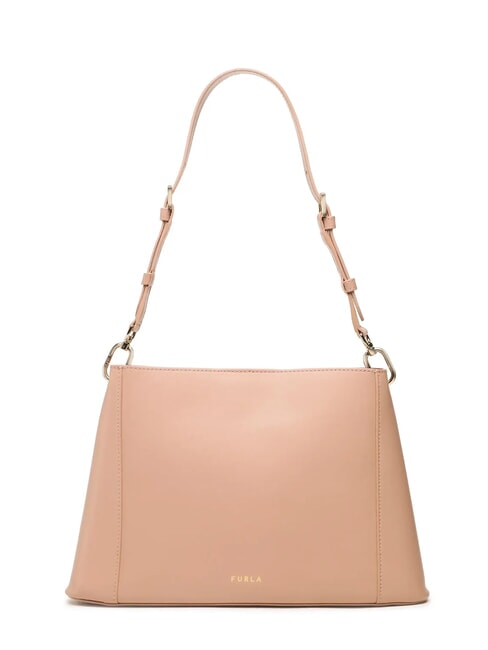 FLEUR Leder-Umh&auml;ngetasche mit Schultergurt Kameen - Damentaschen