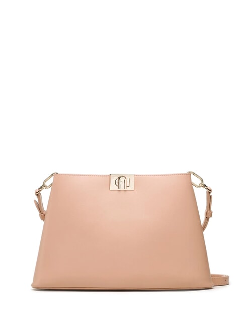 FLEUR Leder-Umh&auml;ngetasche mit Schultergurt Kameen - Damentaschen