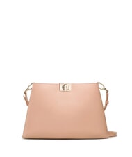 FURLA FLEUR Leder-Umh&auml;ngetasche mit Schultergurt Kameen - Damentaschen - 3