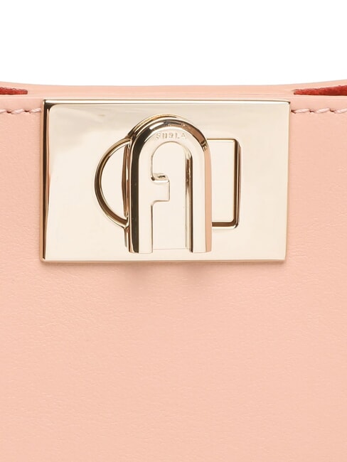 FLEUR Leder-Umh&auml;ngetasche mit Schultergurt Kameen - Damentaschen