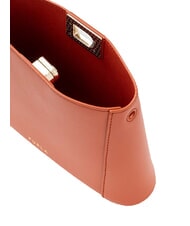 FURLA FLEUR Umh&auml;ngetasche aus Kalbsleder Zimt - Damentaschen - 6