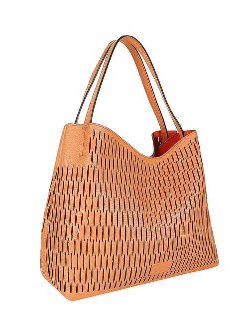 PRIMULA Umh&auml;ngetasche aus perforiertem Leder Sonnenuntergang - Damentaschen