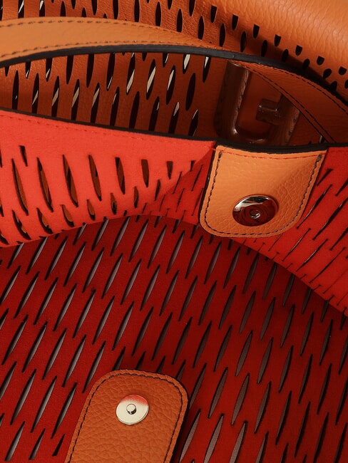 PRIMULA Umh&auml;ngetasche aus perforiertem Leder Sonnenuntergang - Damentaschen