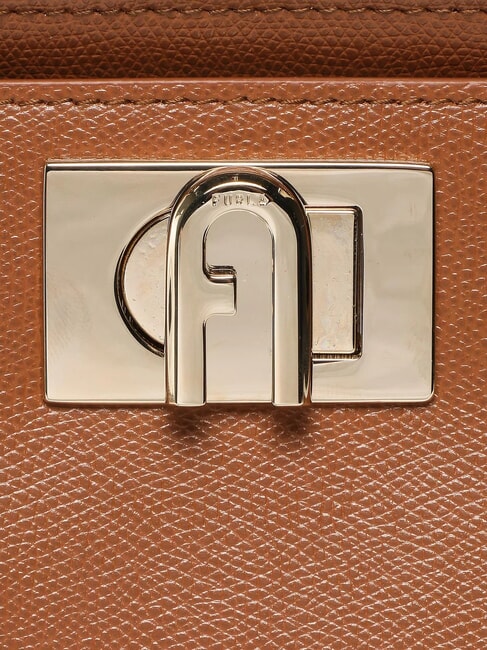 1927 Minitasche aus Leder mit Ares-Print Cognac - Damentaschen