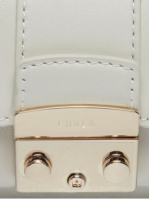 METROPOLIS Mini-Schultertasche aus Leder M&auml;usespeck - Damentaschen