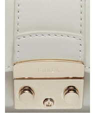 FURLA METROPOLIS Mini-Schultertasche aus Leder M&auml;usespeck - Damentaschen - 4