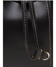 FURLA MIASTELLA Mini-Eimer von Hand, mit Schultergurt Schwarz - Damentaschen - 4