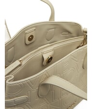 MARIO VALENTINO PANSY Handtasche mit zwei Schultergurten ecru - Damentaschen - 6