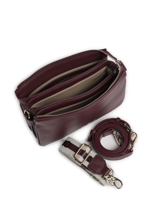 ZERO RE Multifunktionale Tasche mit Saffiano-Print prune - Damentaschen