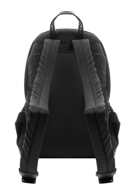 PADDED NYLON Rucksack mit Strass-Logo SCHWARZ - Damentaschen