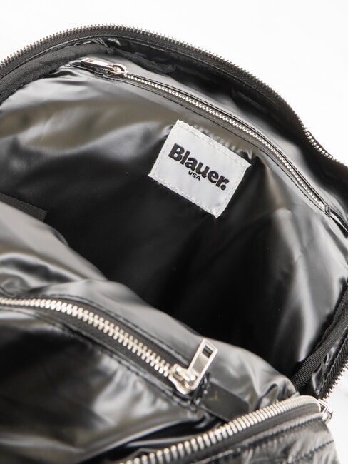 SOFTY Gesteppter Rucksack mit Tasche SCHWARZ - Damentaschen