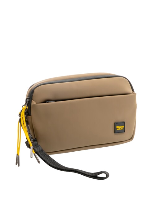 RUBBER Gummierte Herren-Clutch MILIT&Auml;RGR&Uuml;N - Tablettmappe &amp; Organizer