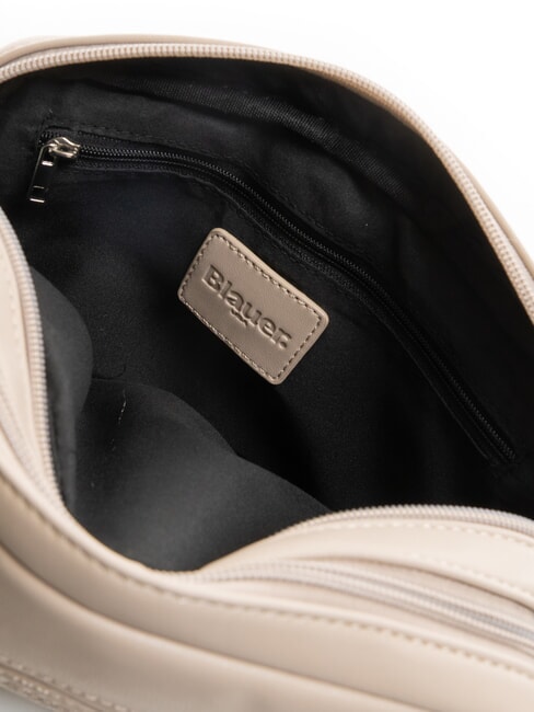 CUSHION Kameratasche mit 2 F&auml;chern Creme - Damentaschen