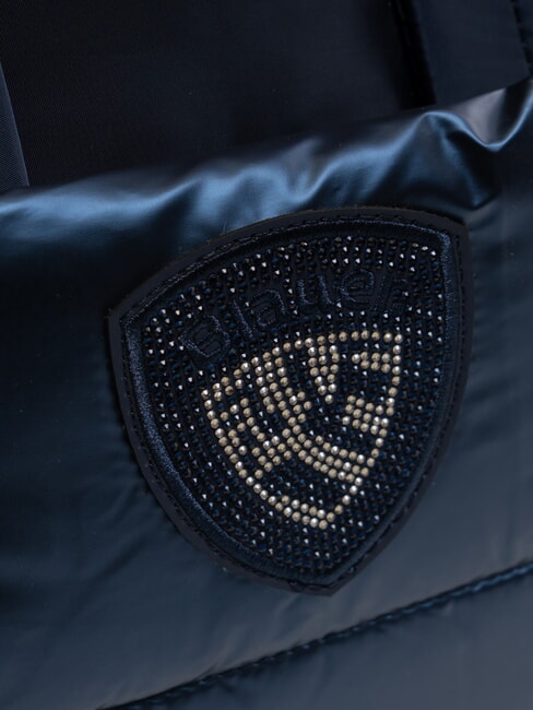 PADDED NYLON Mittelgro&szlig;e Tragetasche mit Schultergurt NAVY BLAU - Damentaschen