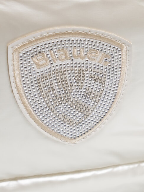 PADDED NYLON Gro&szlig;e Tragetasche mit Schultergurt Wei&szlig; - Damentaschen