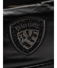 BLAUER PADDED NYLON Gro&szlig;e Tragetasche mit Schultergurt SCHWARZ - Damentaschen - 3