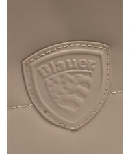 BLAUER CUSHION Gesteppter Rucksack mit 2 F&auml;chern Creme - Damentaschen - 3