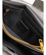 BLAUER LADY B Umh&auml;ngetasche mit &Uuml;berschlag SCHWARZ - Damentaschen - 5