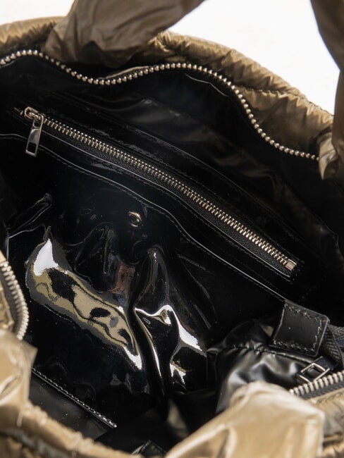 SOFTY Gesteppte Einkaufstasche mit Schultergurt Dreck - Damentaschen