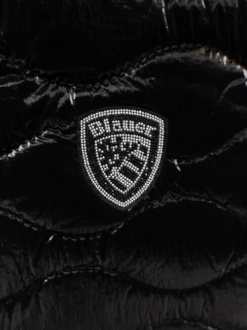 SOFTY Gesteppte Einkaufstasche mit Schultergurt SCHWARZ - Damentaschen