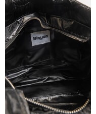 BLAUER SOFTY Gesteppte Einkaufstasche mit Schultergurt SCHWARZ - Damentaschen - 5