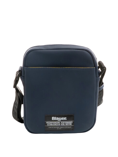RUBBER Kleine gummierte Tasche NAVY BLAU - Umh&auml;ngetaschen Herren