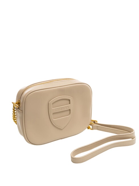 LADY B Schultertasche f&uuml;r Kamera Beige - Damentaschen