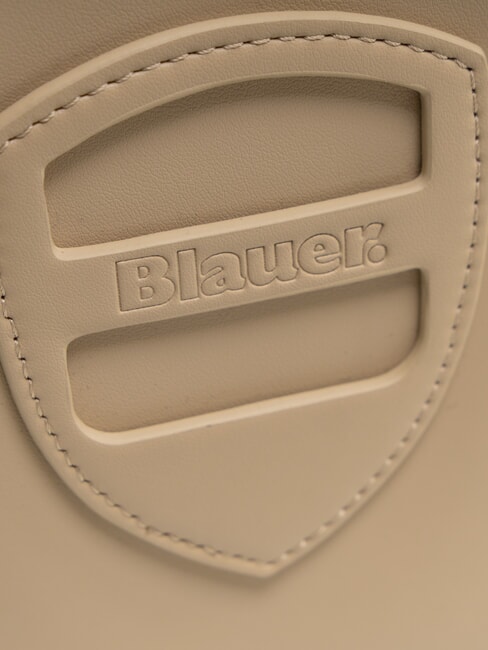 LADY B Schultertasche f&uuml;r Kamera Beige - Damentaschen