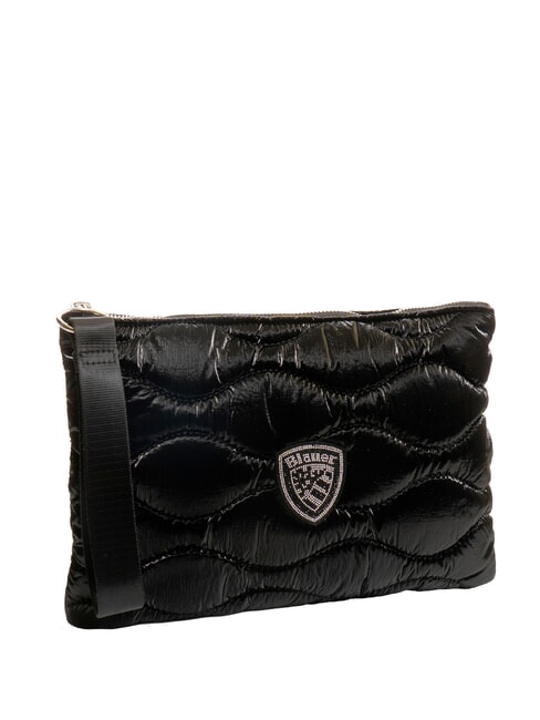 SOFTY Gro&szlig;e gesteppte Clutch SCHWARZ - Damentaschen