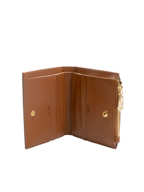 FEDERICA Kleines, zweifach gefaltetes Portemonnaie Leder - Brieftaschen Damen