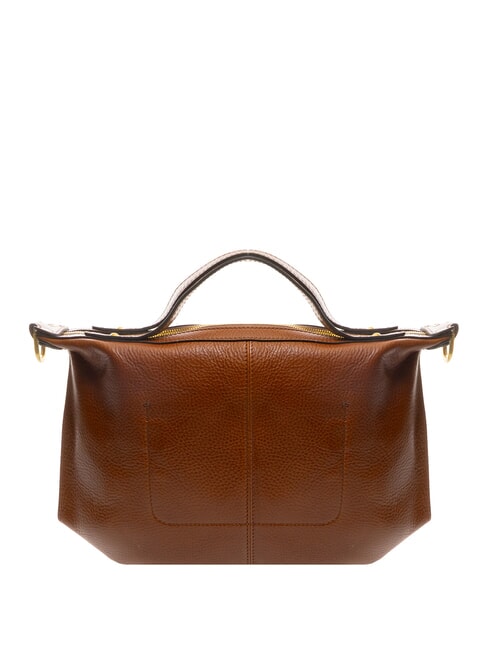 ICONS Lederhandtasche mit Schultergurt BRAUN - Damentaschen