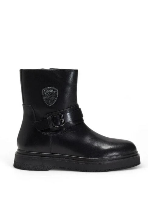 CLARE Stiefeletten aus Leder SCHWARZ - Damenschuhe