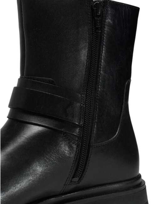 CLARE Stiefeletten aus Leder SCHWARZ - Damenschuhe