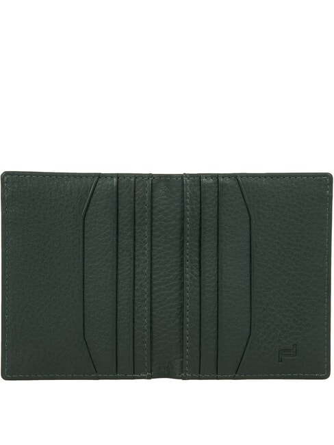 BUSINESS  Vertikale Brieftasche aus Leder gr&uuml;n - Brieftaschen Herren
