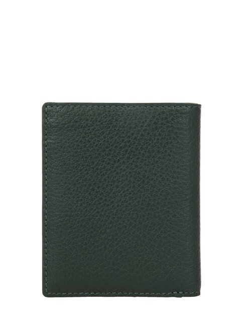 BUSINESS  Vertikale Brieftasche aus Leder gr&uuml;n - Brieftaschen Herren