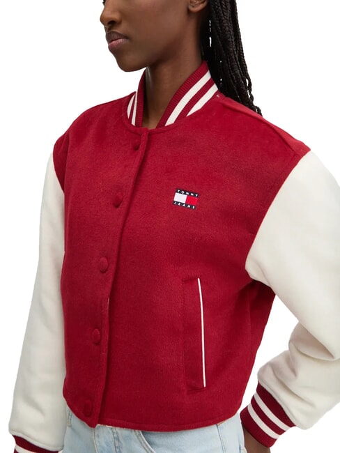 TH JEANS Kurze Jacke aus Wollmischung Regattarot - Damenjacken