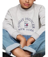 TOMMY HILFIGER TH KIDS Sweatshirt mit Rundhalsausschnitt und Print hellgrau meliert - Sweatshirts Kinder - 5
