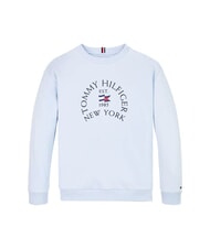 TOMMY HILFIGER TH KIDS Sweatshirt mit Rundhalsausschnitt und Print luftiges Blau - Sweatshirts Kinder - 4