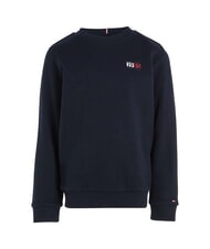 TOMMY HILFIGER TH KIDS Sweatshirt mit Rundhalsausschnitt und Logo-Wappen W&uuml;stenhimmel - Sweatshirts Kinder - 5