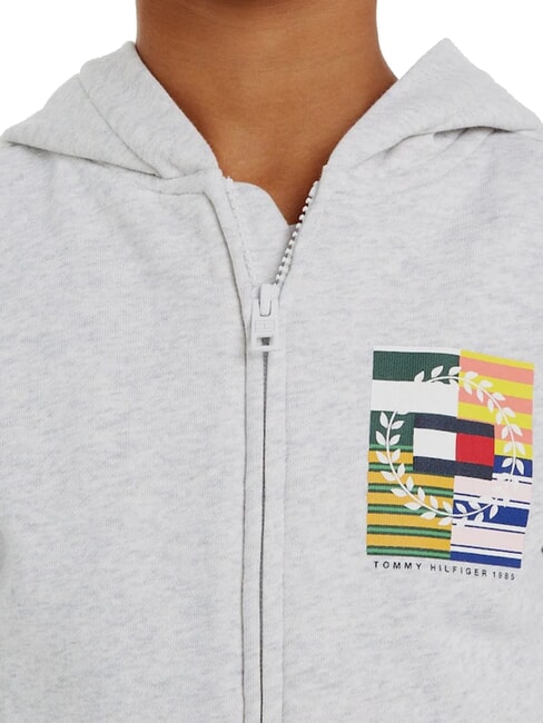 TH KIDS Kapuzenjacke mit durchgehendem Rei&szlig;verschluss neues hellgrau meliert - Sweatshirts Kinder