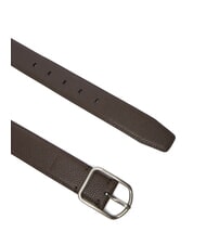 CALVIN KLEIN CLASSIC ROUND G&uuml;rtel aus geh&auml;mmertem Leder ck dunkelbraun - G&uuml;rtel - 3