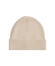 TOMMY HILFIGER TH FLAG Baumwoll-Beanie-M&uuml;tze mit Umschlag - M&uuml;tzen/H&uuml;te
