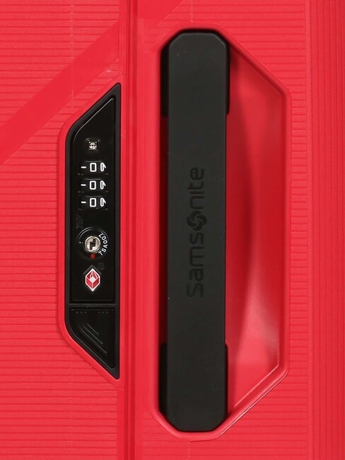 MAGNUM ECO Handgep&auml;ckwagen 55cm roter Hibiskus - Handgep&auml;ck