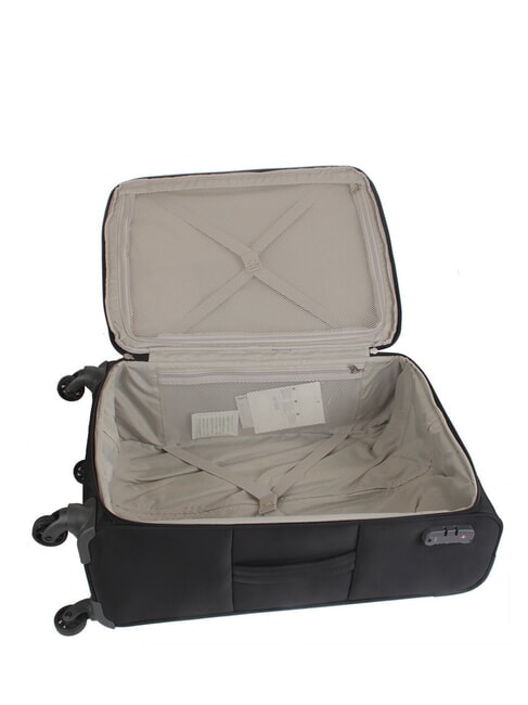 ANAFI Extra gro&szlig;er, erweiterbarer Trolley SCHWARZ - Halbharte Trolleys