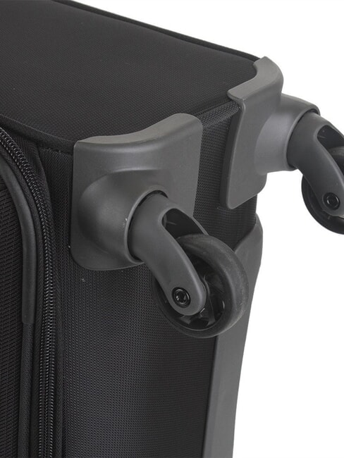 ANAFI Extra gro&szlig;er, erweiterbarer Trolley SCHWARZ - Halbharte Trolleys