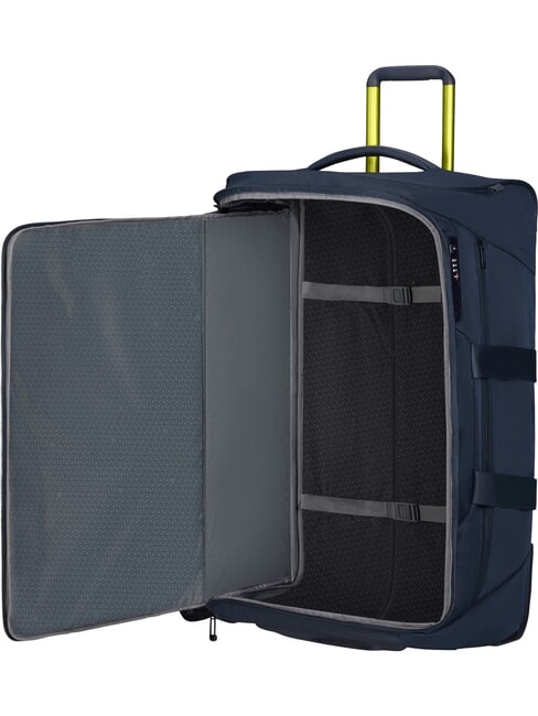 RESPARK  Gro&szlig;e Trolleytasche nachtblau/limette - Halbharte Trolleys