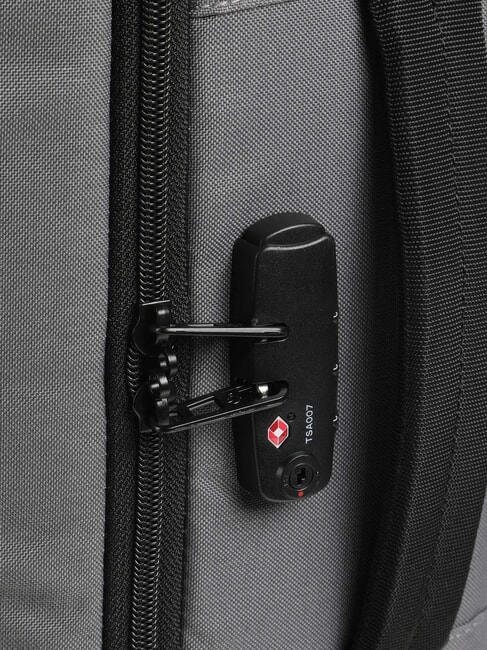 ROADED Mittelgro&szlig;e Tasche mit Rollen Drifter grau - Halbharte Trolleys